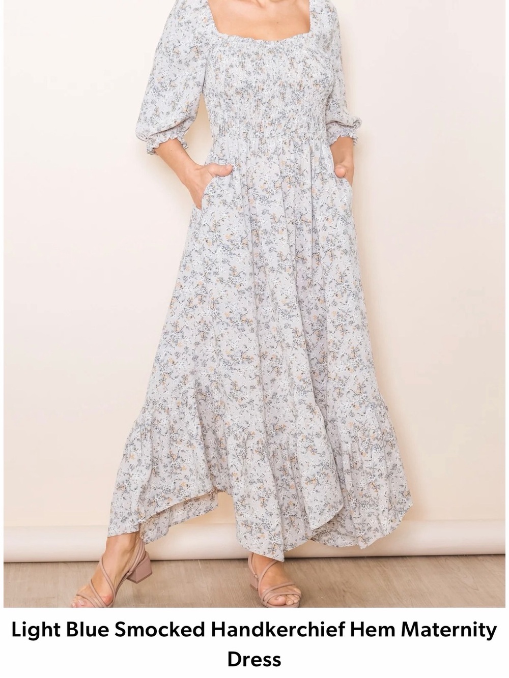 Pinkblush - Elloh - Floral Maternity Dress - Only Wore It Once!